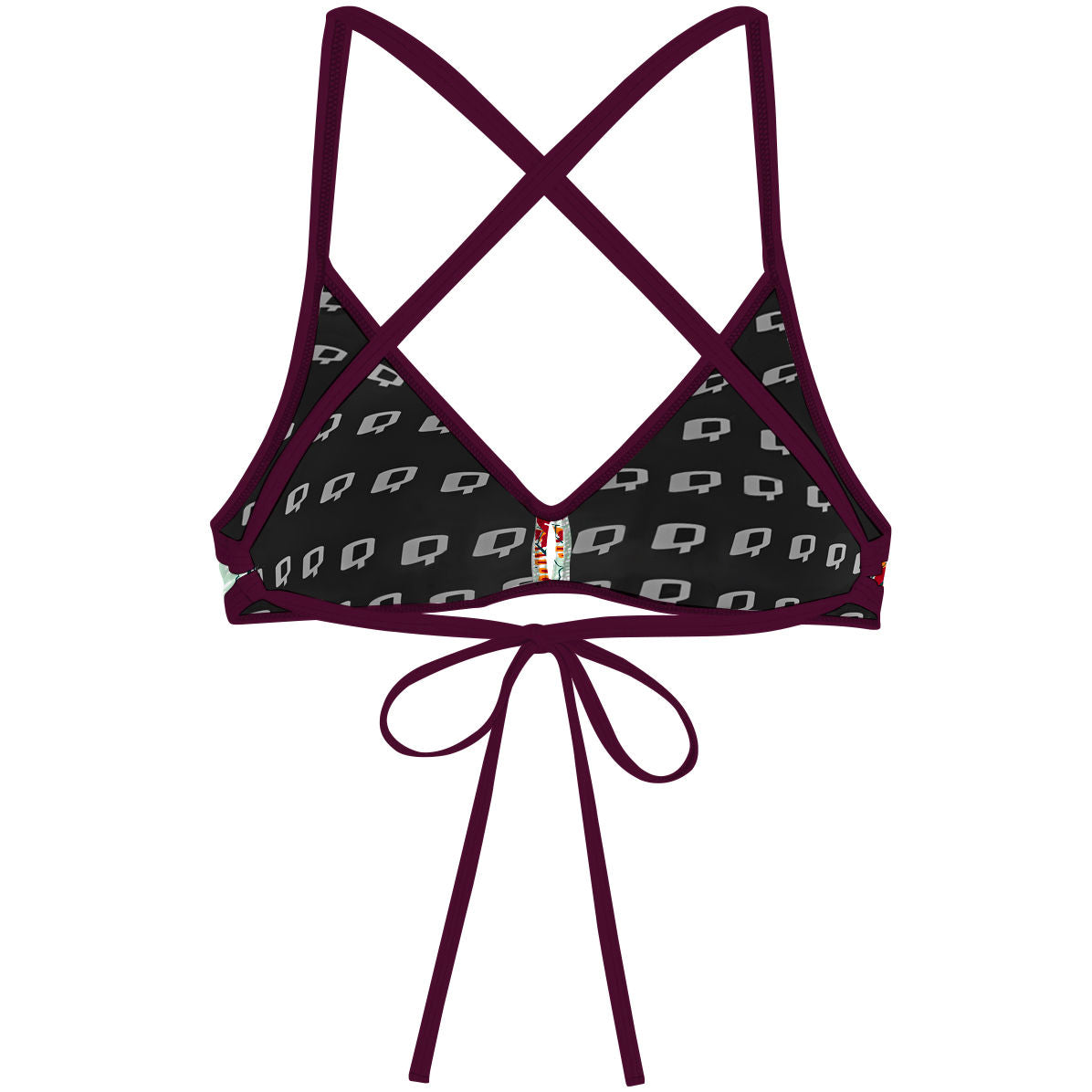 Flower Forest - Demi Tieback Bikini Top