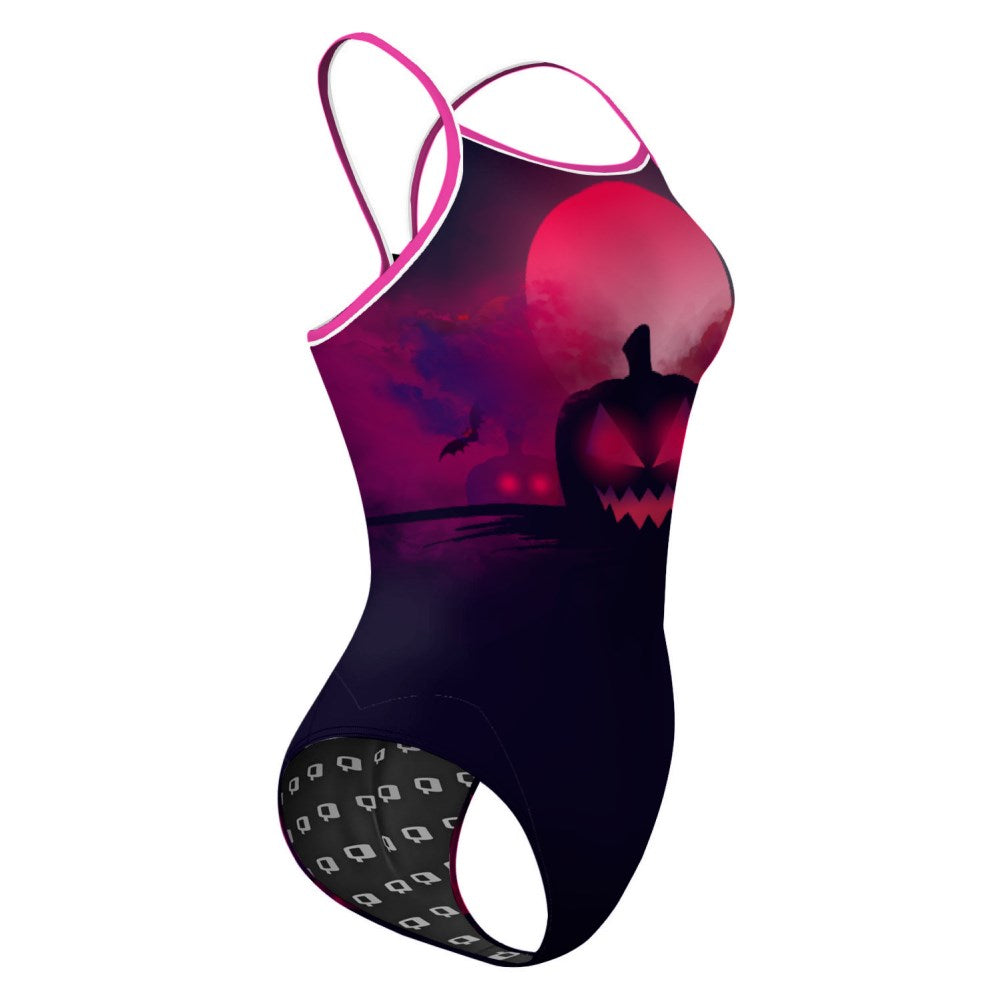 Pink Pumpkin Skinny Strap
