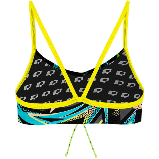 Distortia Bandeau Bikini Top