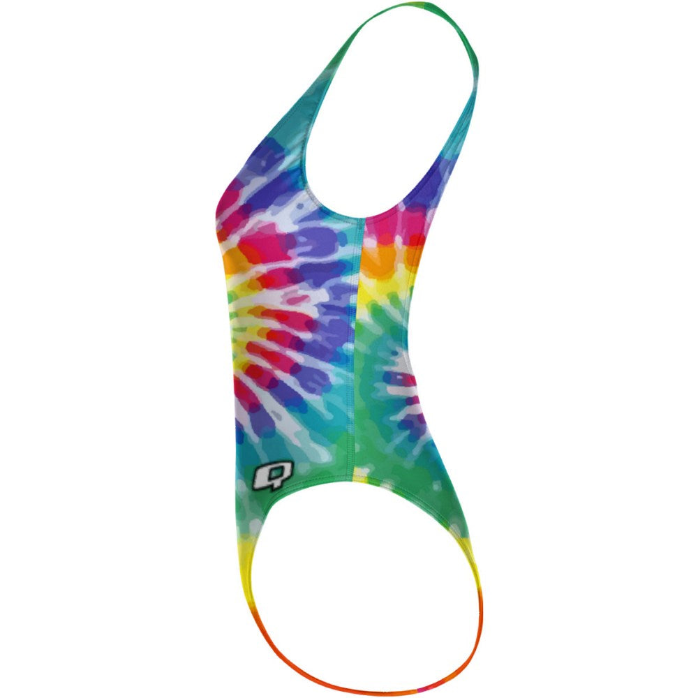Tie Dye Colors - High Hip One Piece