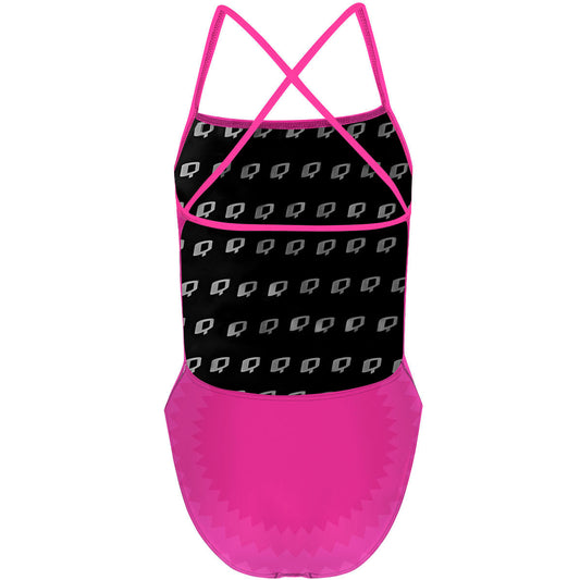 Pink Waves - "X" Back Swimsuit