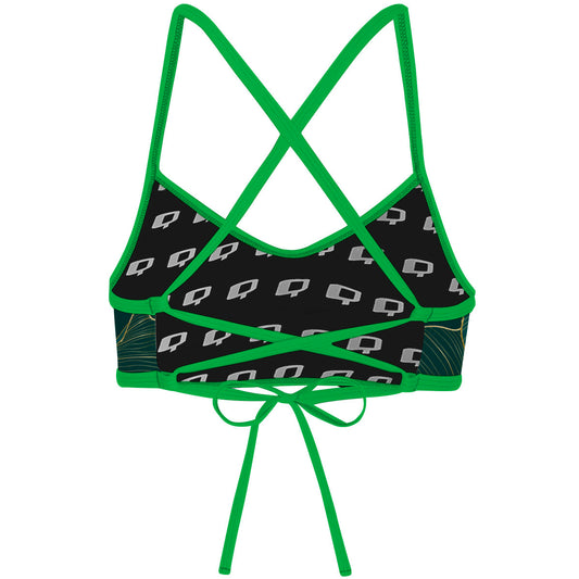 Leafy Green - Ciara Tieback Bikini Top