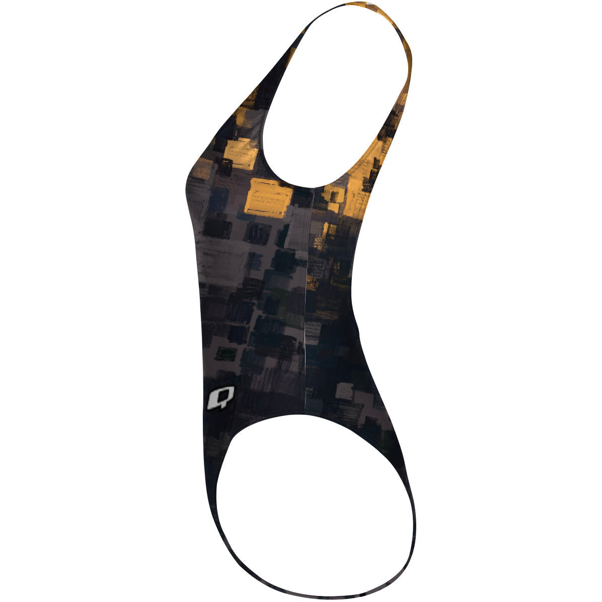 Black Gold - High Hip One Piece Swimsuit