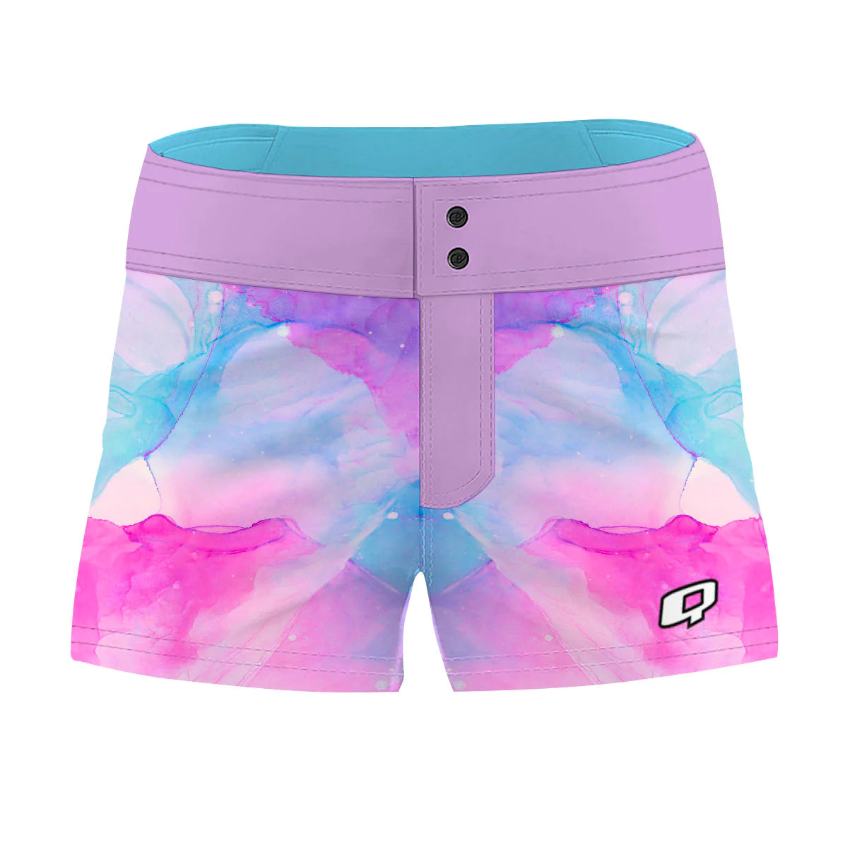 Lavender Dreamy Sky Women Board Shorts