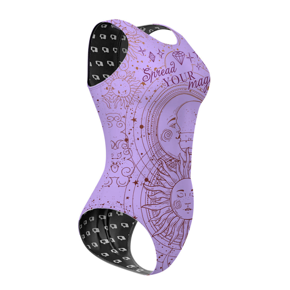 Spread your magic - Women's Waterpolo Swimsuit Classic Cut