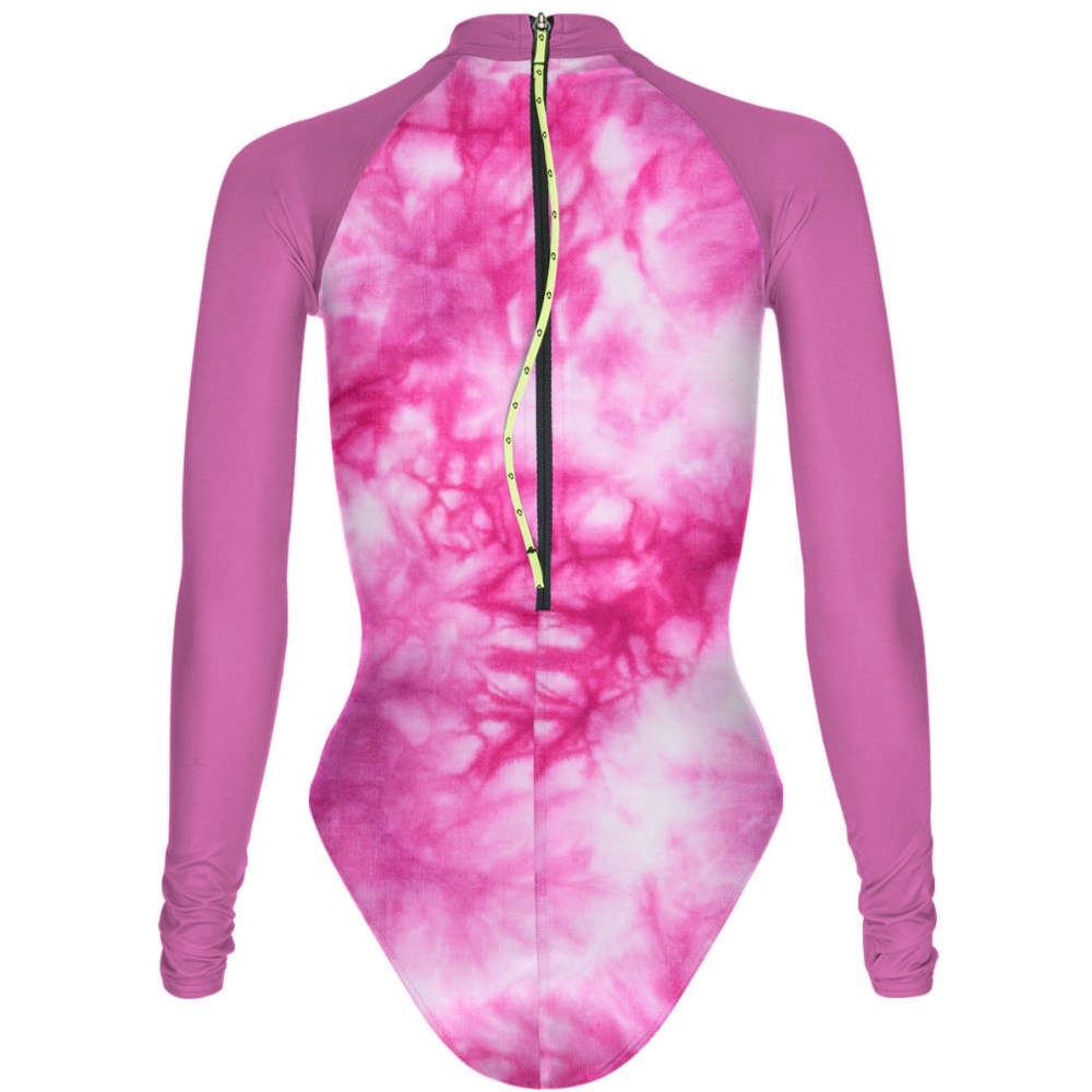 Tie Dye Pink Surf One Piece