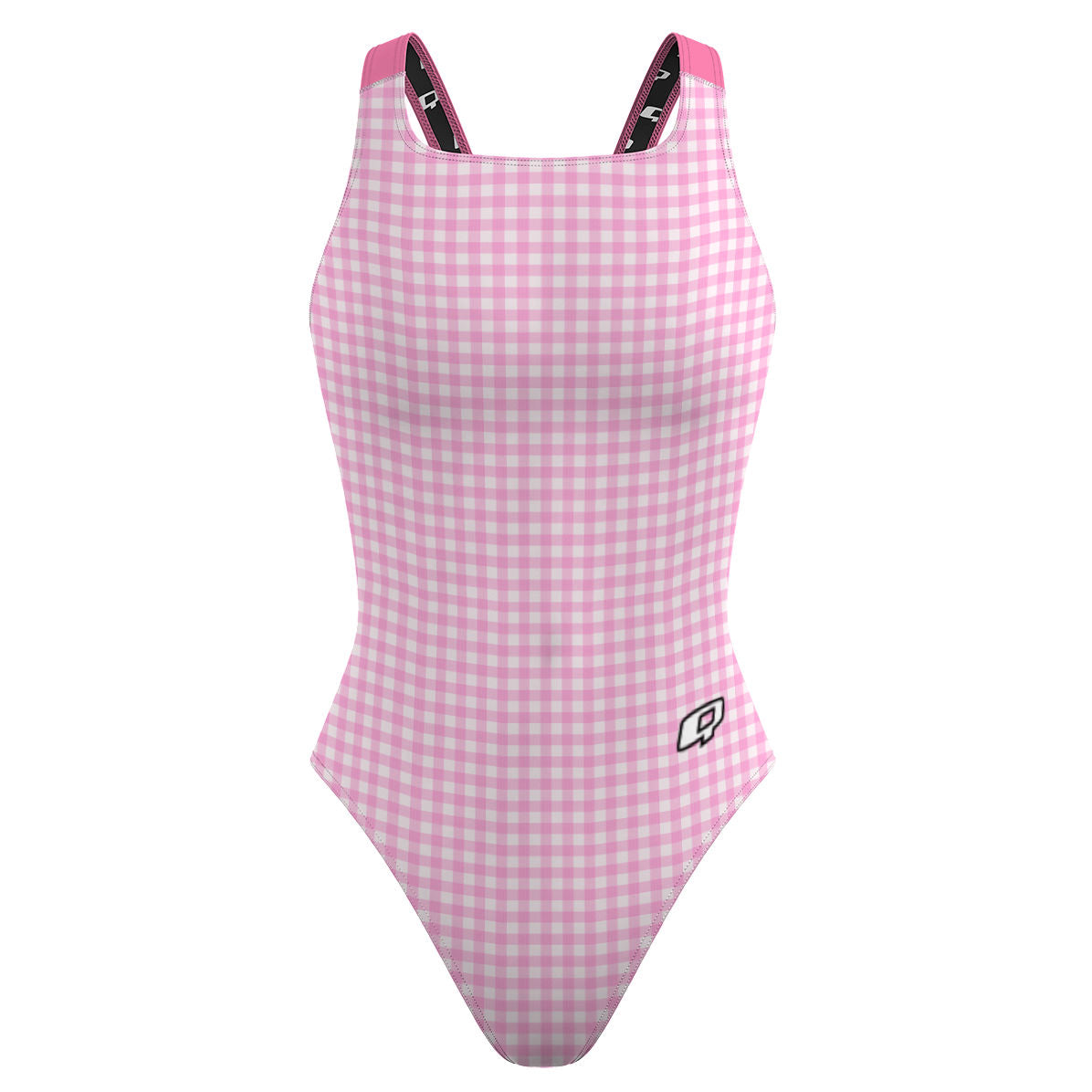 Pink Plaid - Classic Strap Swimsuit