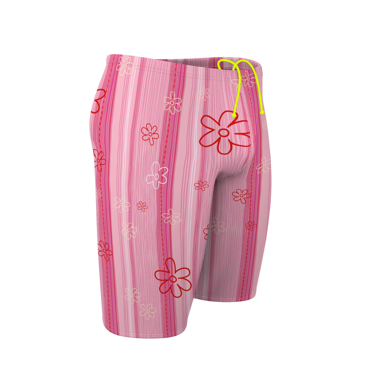 Pink Stripes - Jammer Swimsuit