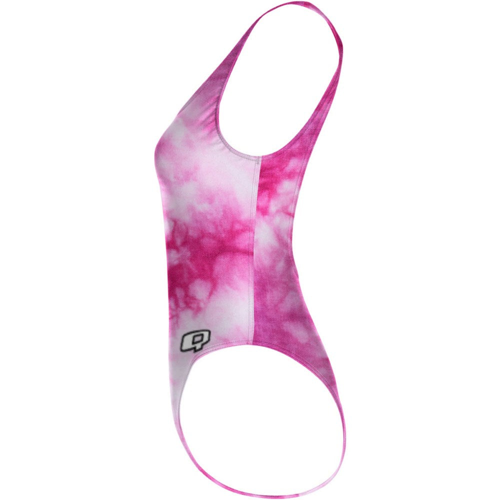 Tie Dye Pink - High Hip One Piece