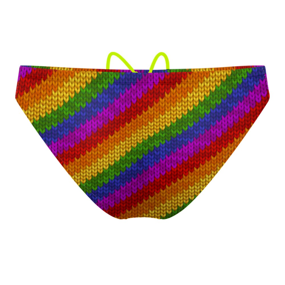 Crochet Rainbow Waterpolo Brief