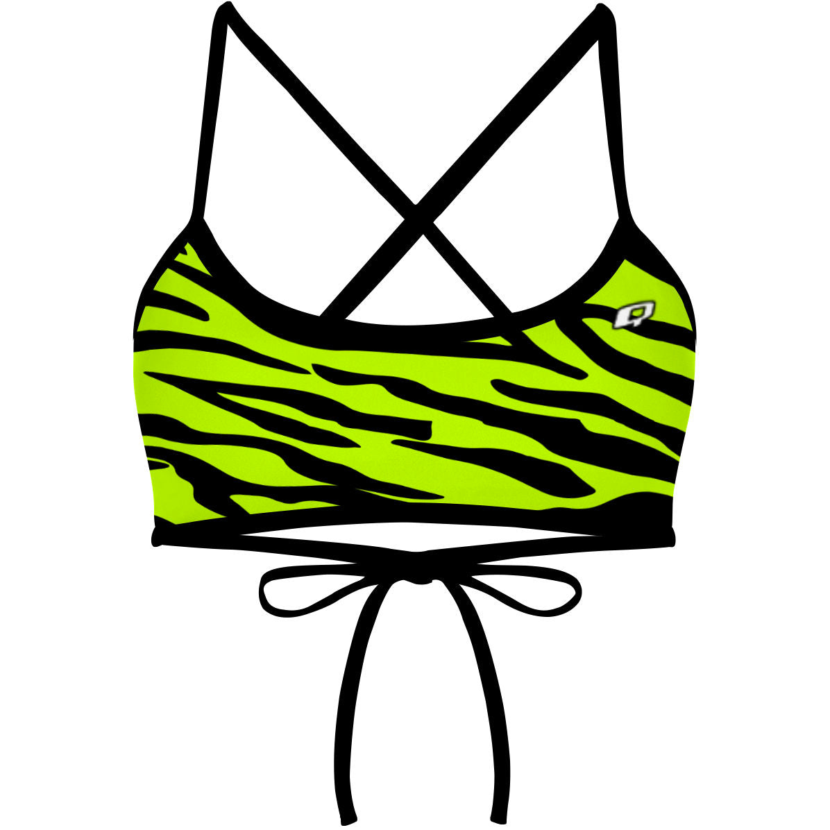 Spring Tiger Ciara Tieback Bikini Top