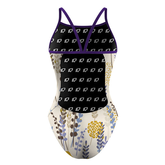 Lavender - Sunback Tank Swimsuit