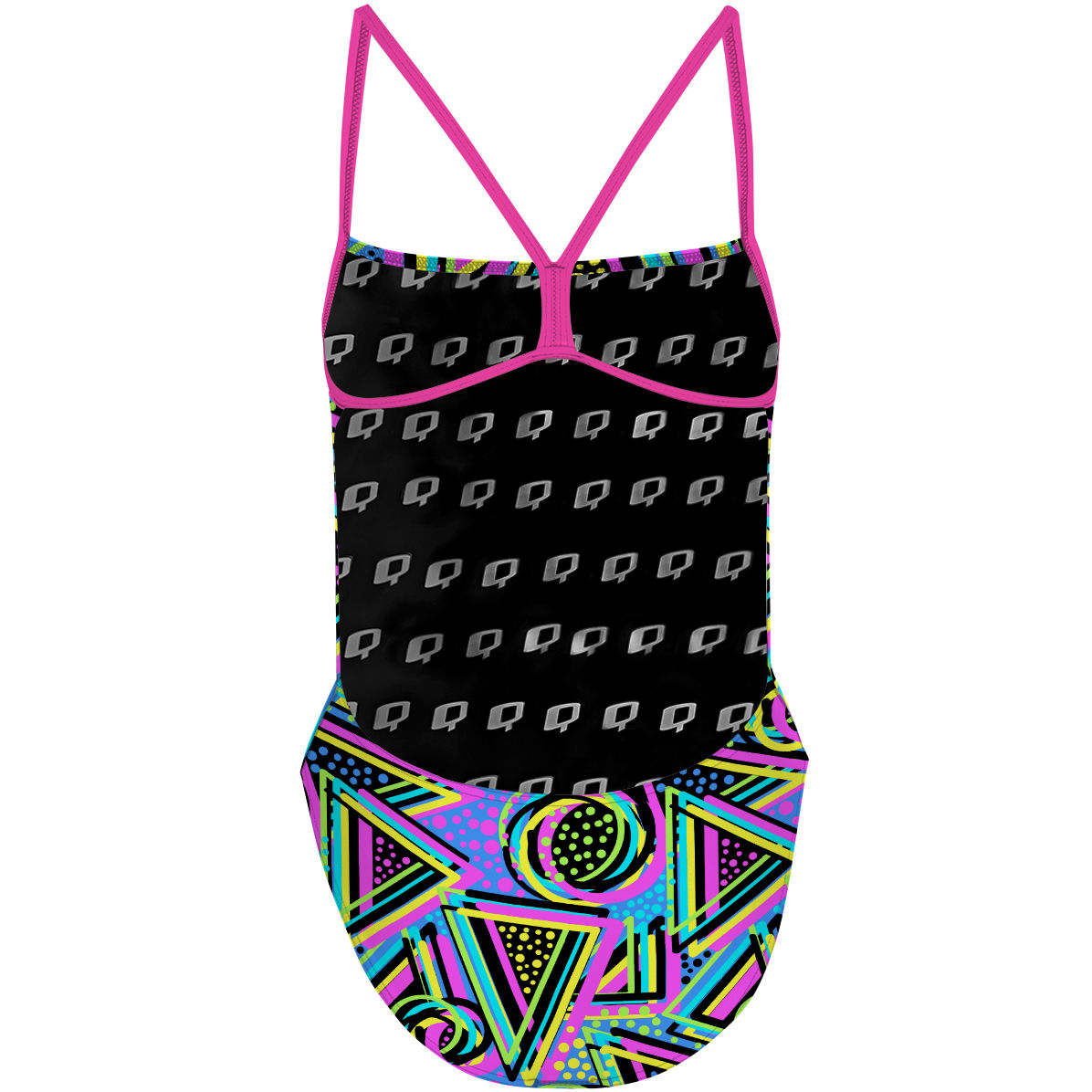 Purple 80s - "Y" Back Swimsuit
