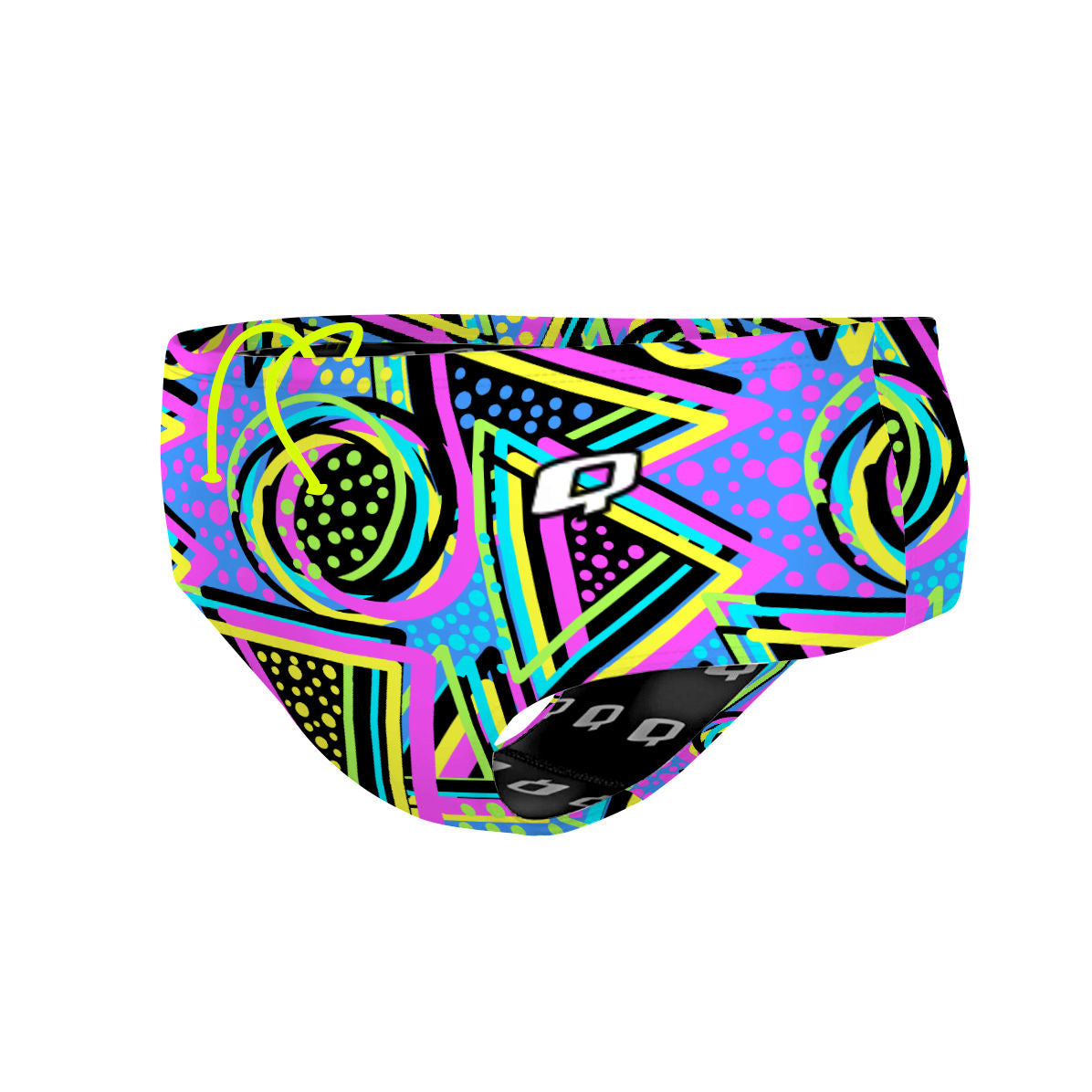 Purple 80s - Classic Brief Swimsuit