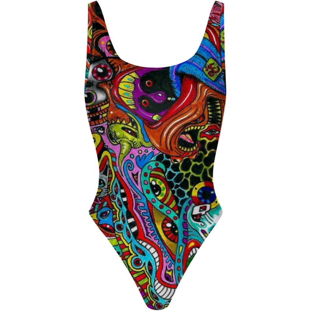 Trippy Hippie - High Hip One Piece