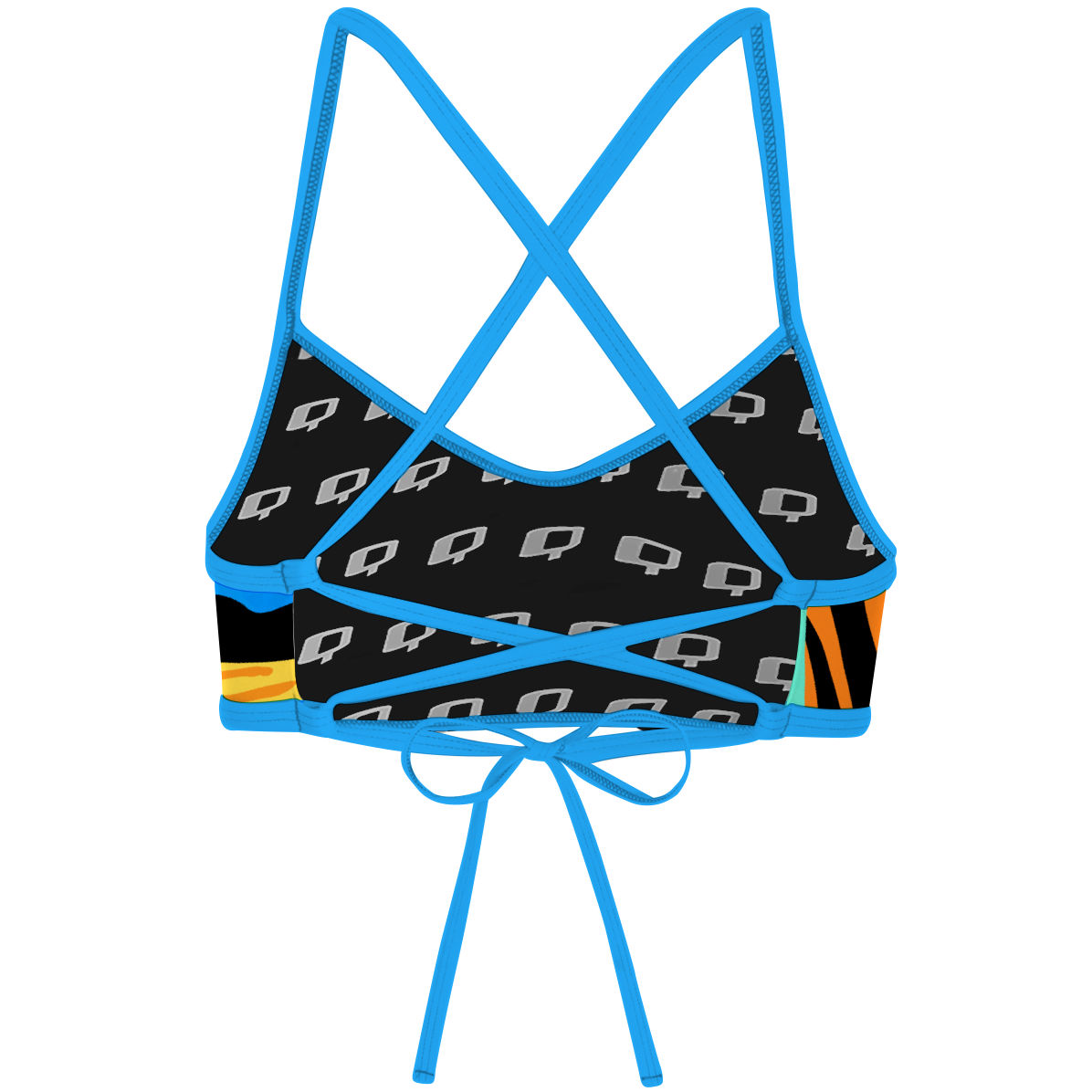 Underwater Spring - Ciara Tieback Bikini Top