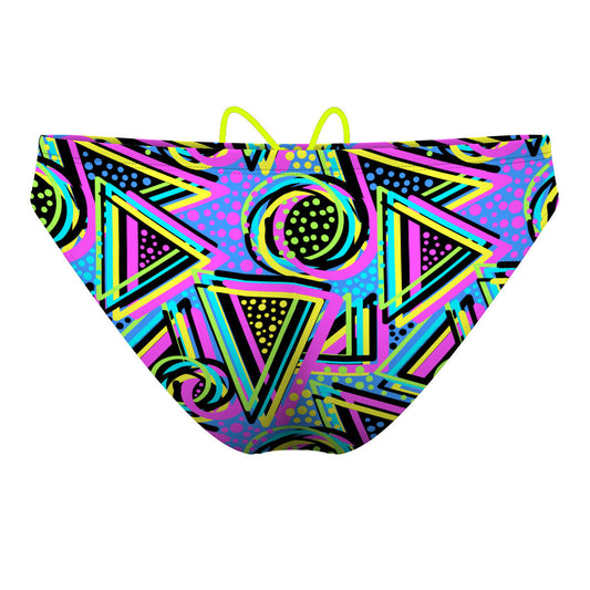 Purple 80s - Waterpolo Brief Swimsuit