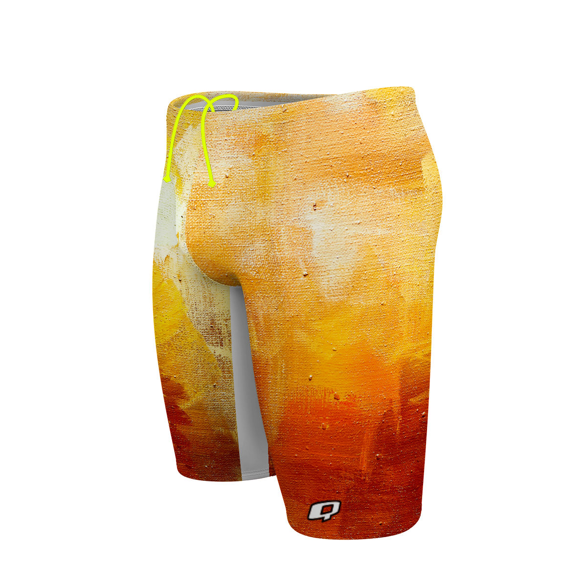 Yellow Brush Strokes - Jammer Swimsuit