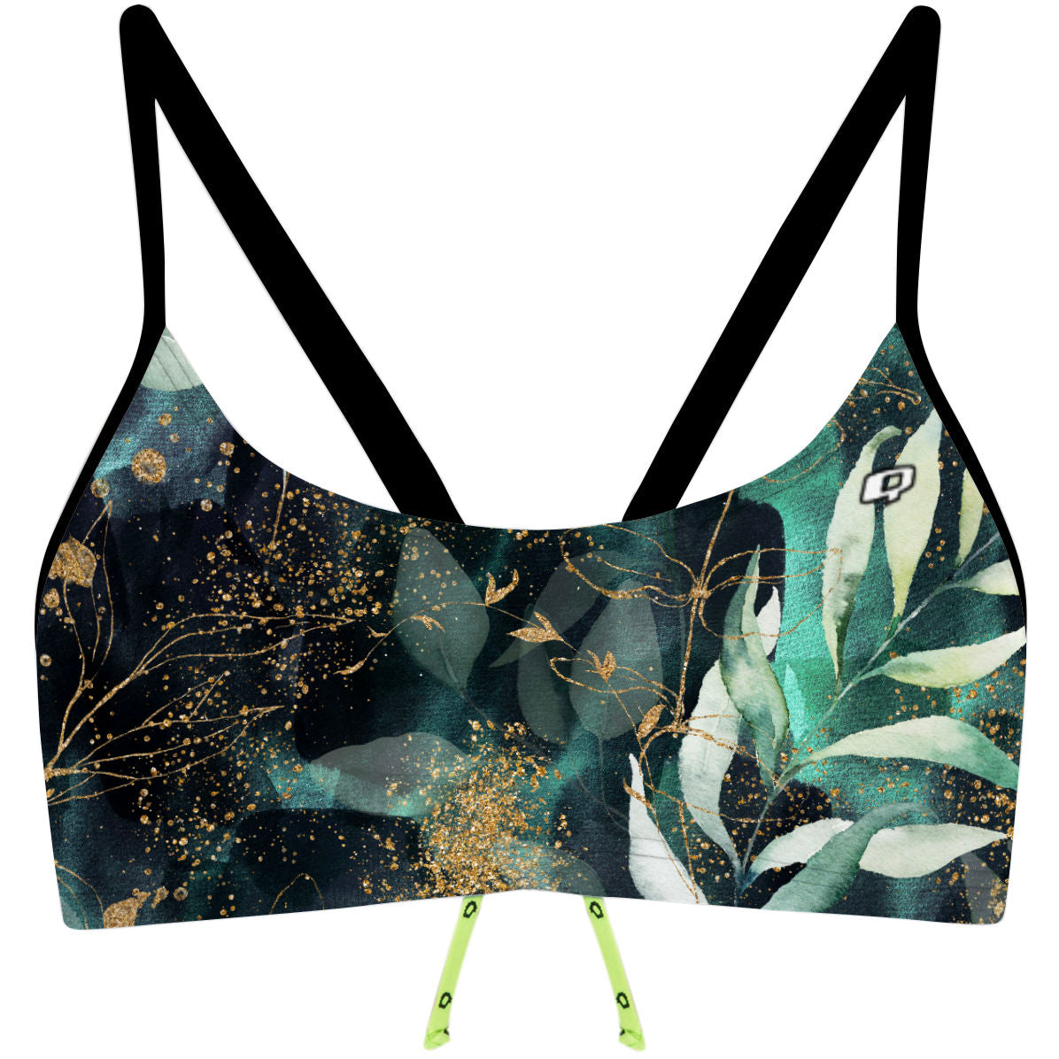 Gold Branch - Bandeau Bikini Top