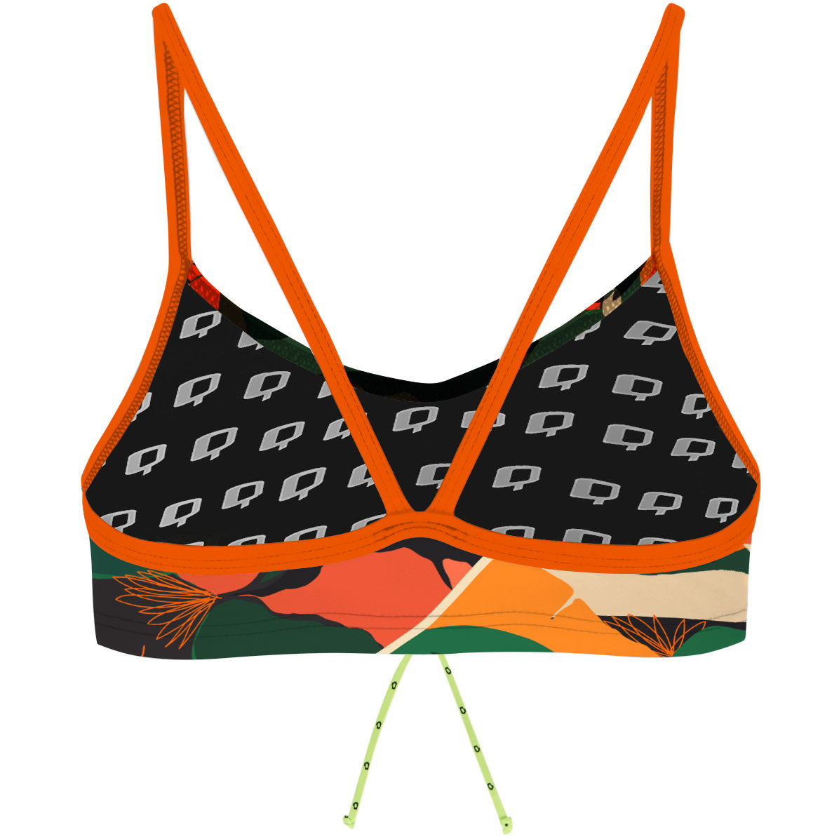 Abstract Nature - Bandeau Bikini Top