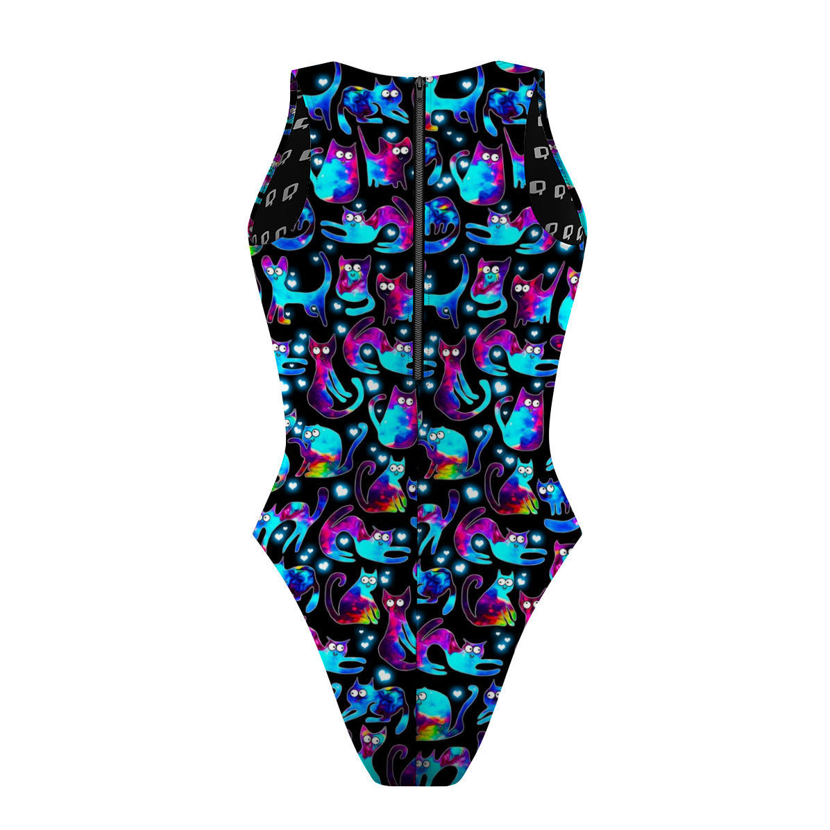 Space Kitties - Women Waterpolo Swimsuit Cheeky Cut