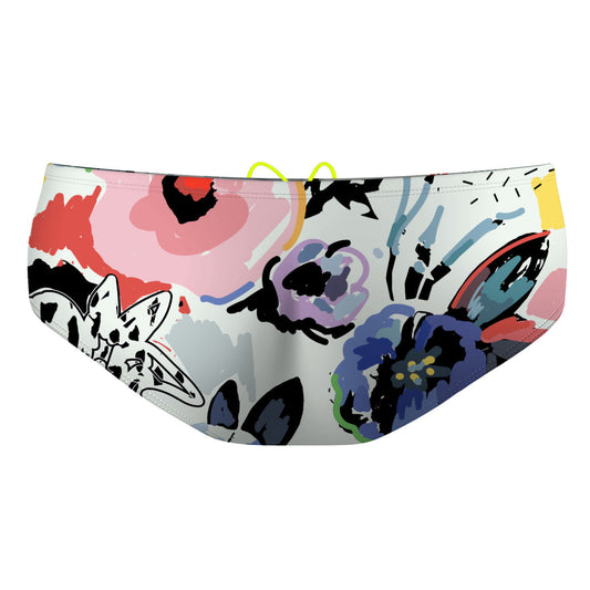 Floral Splash - Classic Brief Swimsuit