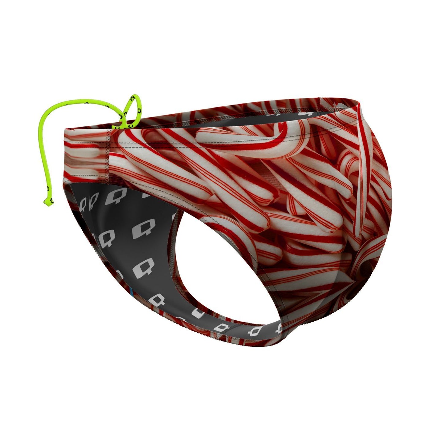Candy Cane Waterpolo Brief
