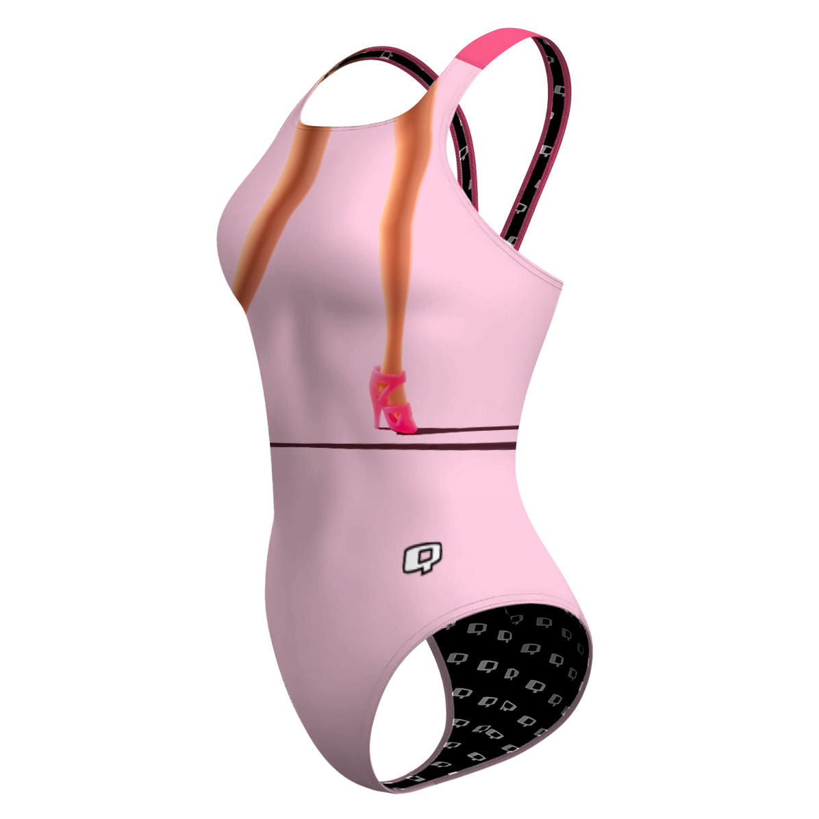 Pink legs for days - Classic Strap Swimsuit