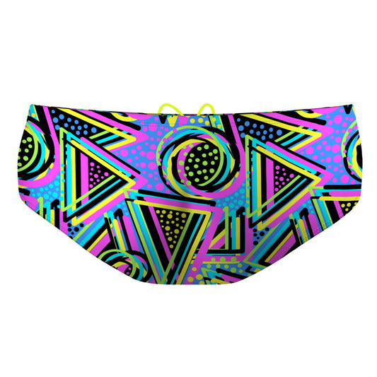 Purple 80s - Classic Brief Swimsuit