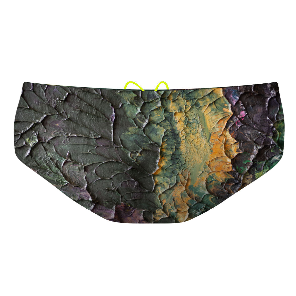 Green Splatter - Classic Brief Swimsuit