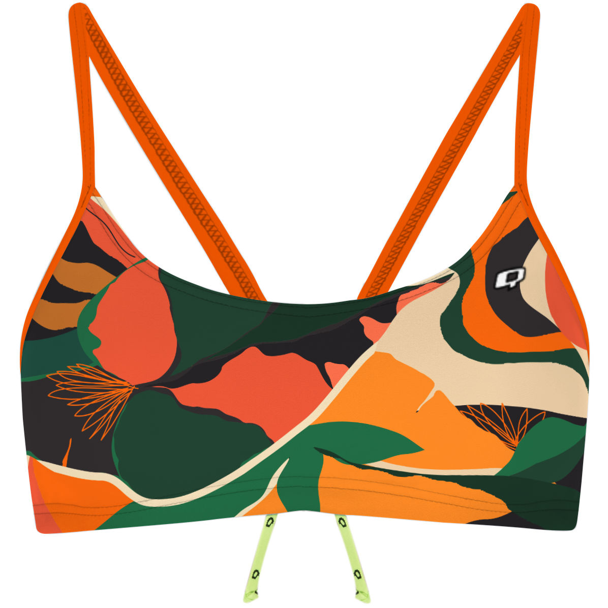Abstract Nature - Bandeau Bikini Top