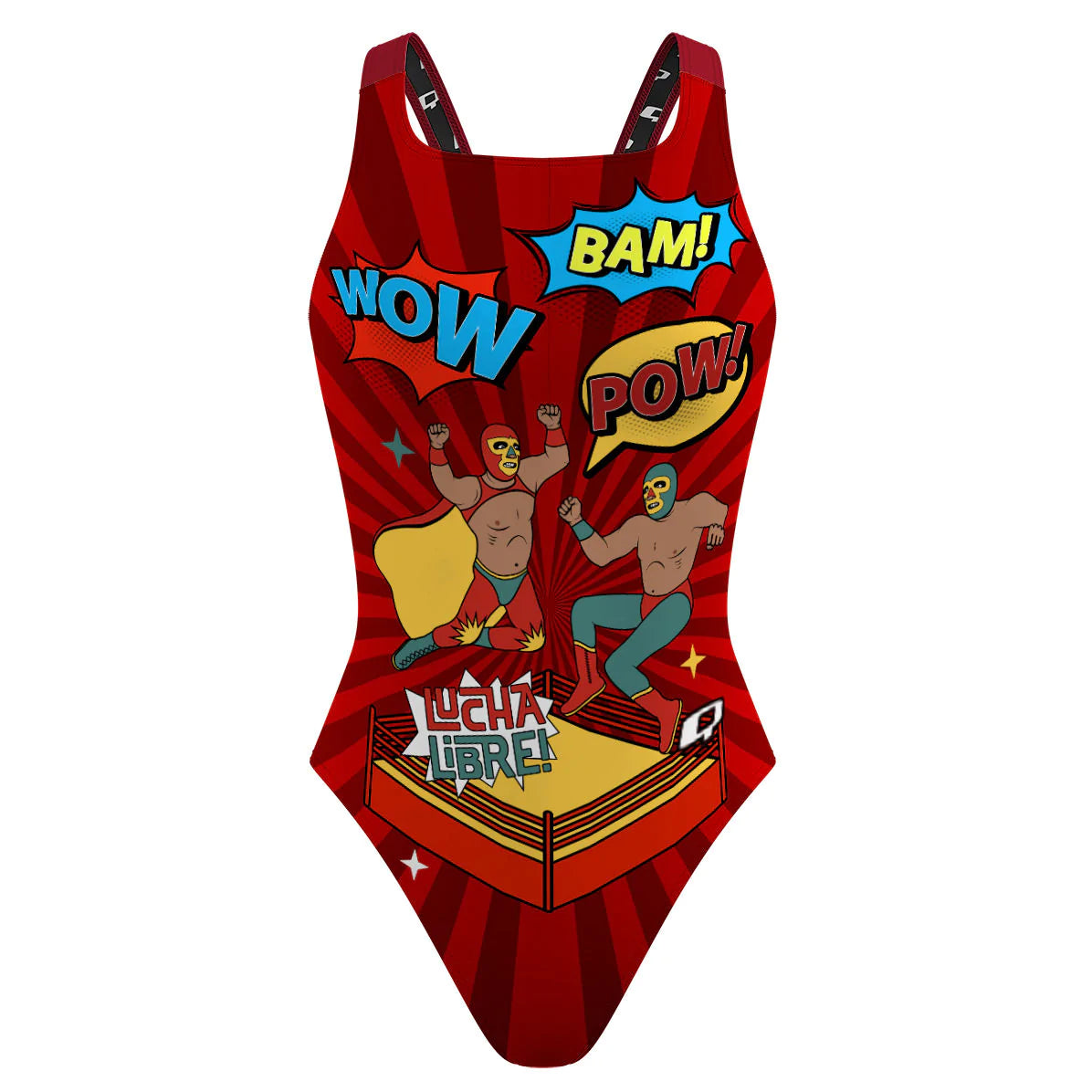 Mexican Wrestlers Fight - Classic Strap Swimsuit