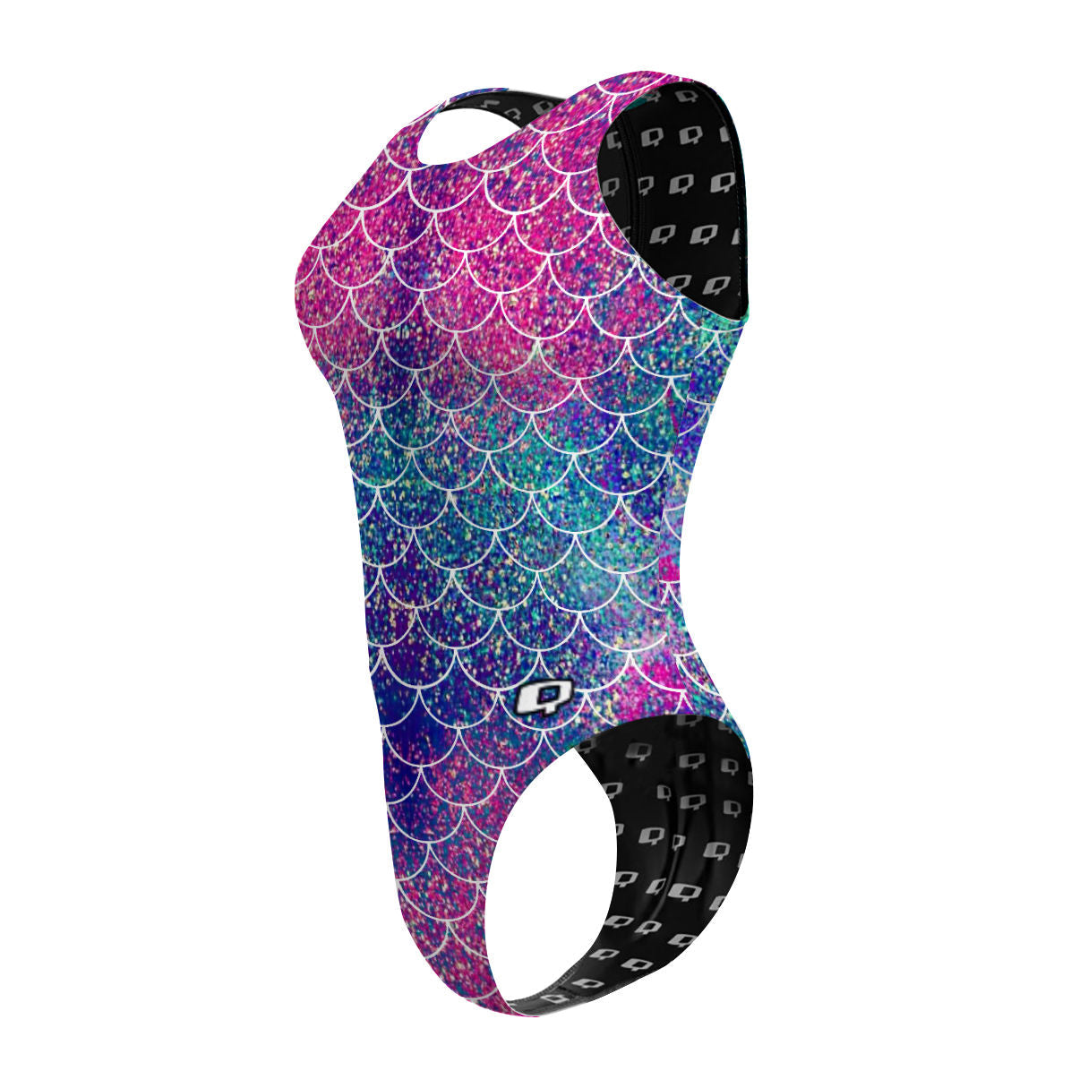 Mermaid Scales - Women Waterpolo Swimsuit Cheeky Cut