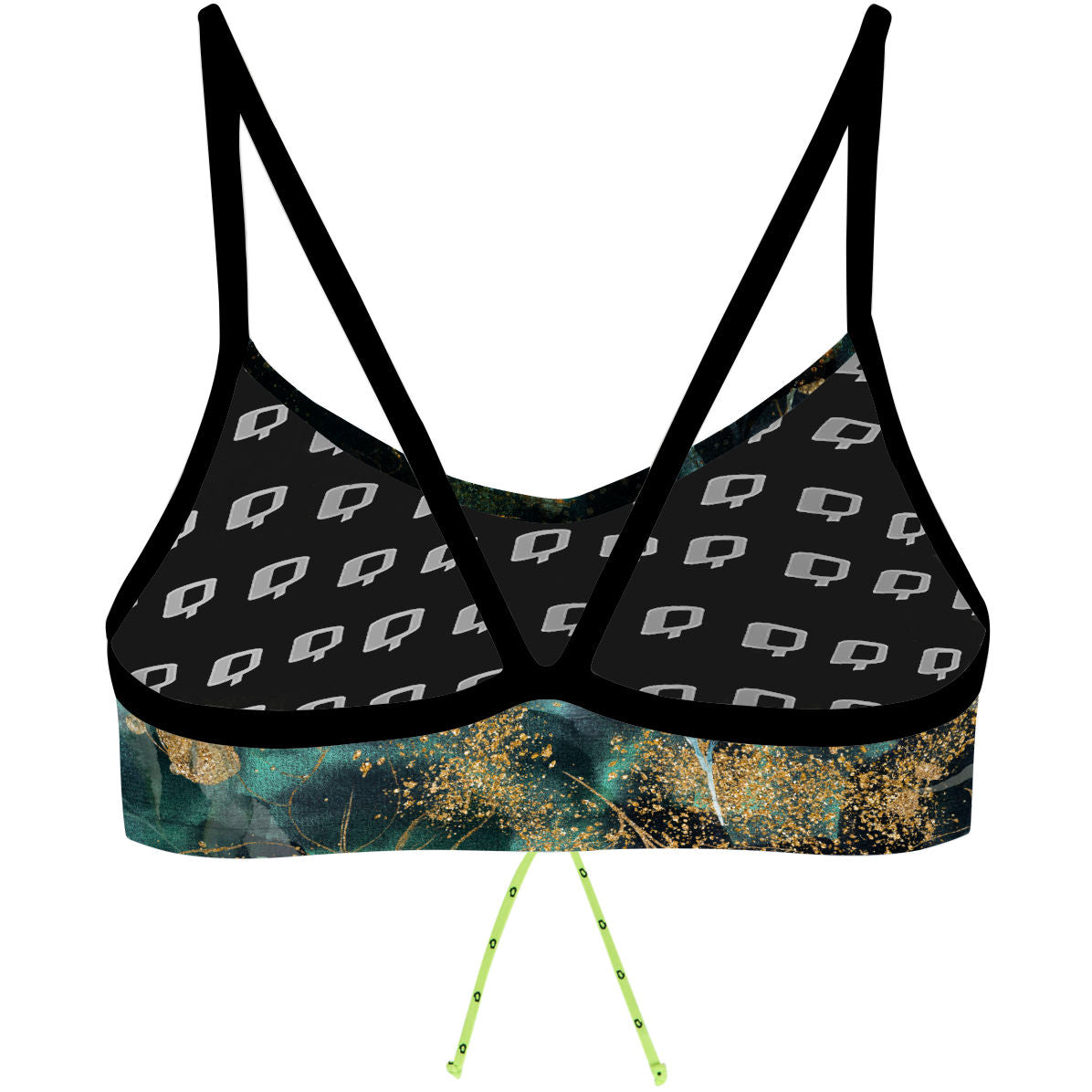 Gold Branch - Bandeau Bikini Top