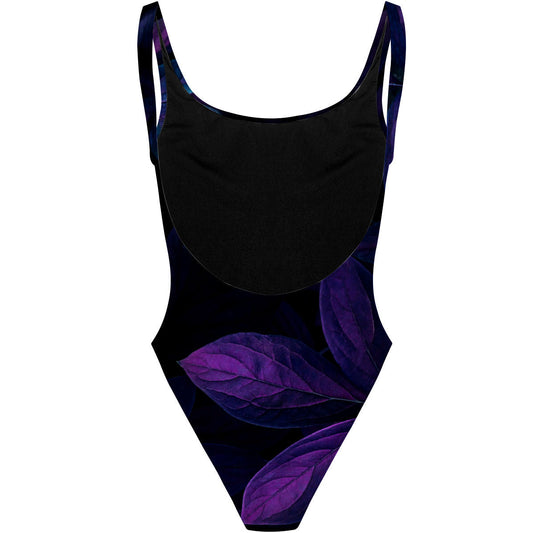 Wild Plants - High Hip One Piece Swimsuit