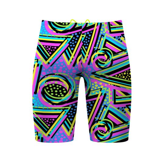 Purple 80s - Jammer Swimsuit