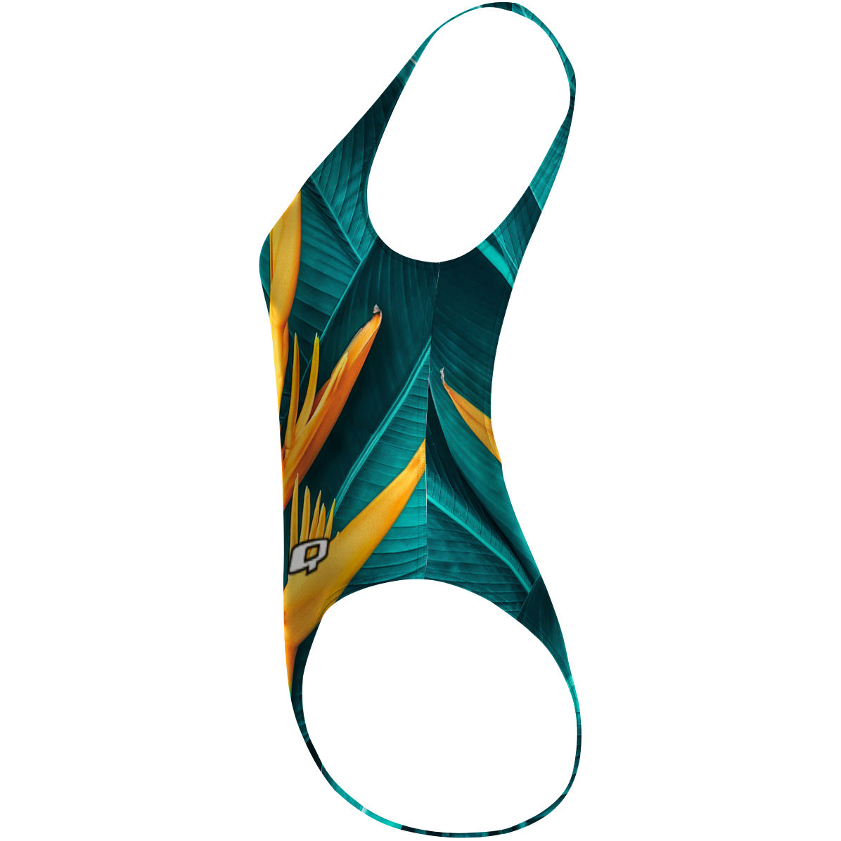 Tropical Nature - High Hip One Piece Swimsuit