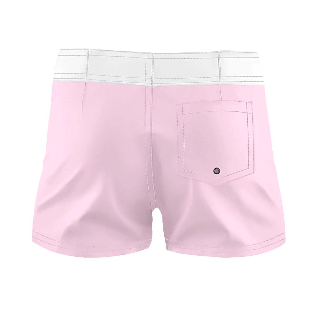 Light Pink Simple Design - Women Board Shorts