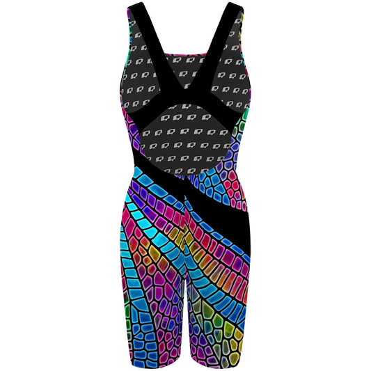 Dragonfly Wings - Classic Strap Long Knee Women Jammer