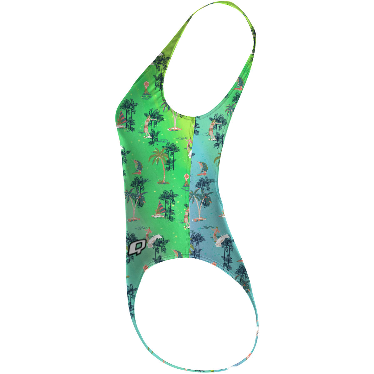 Mahalo - High Hip One Piece Swimsuit