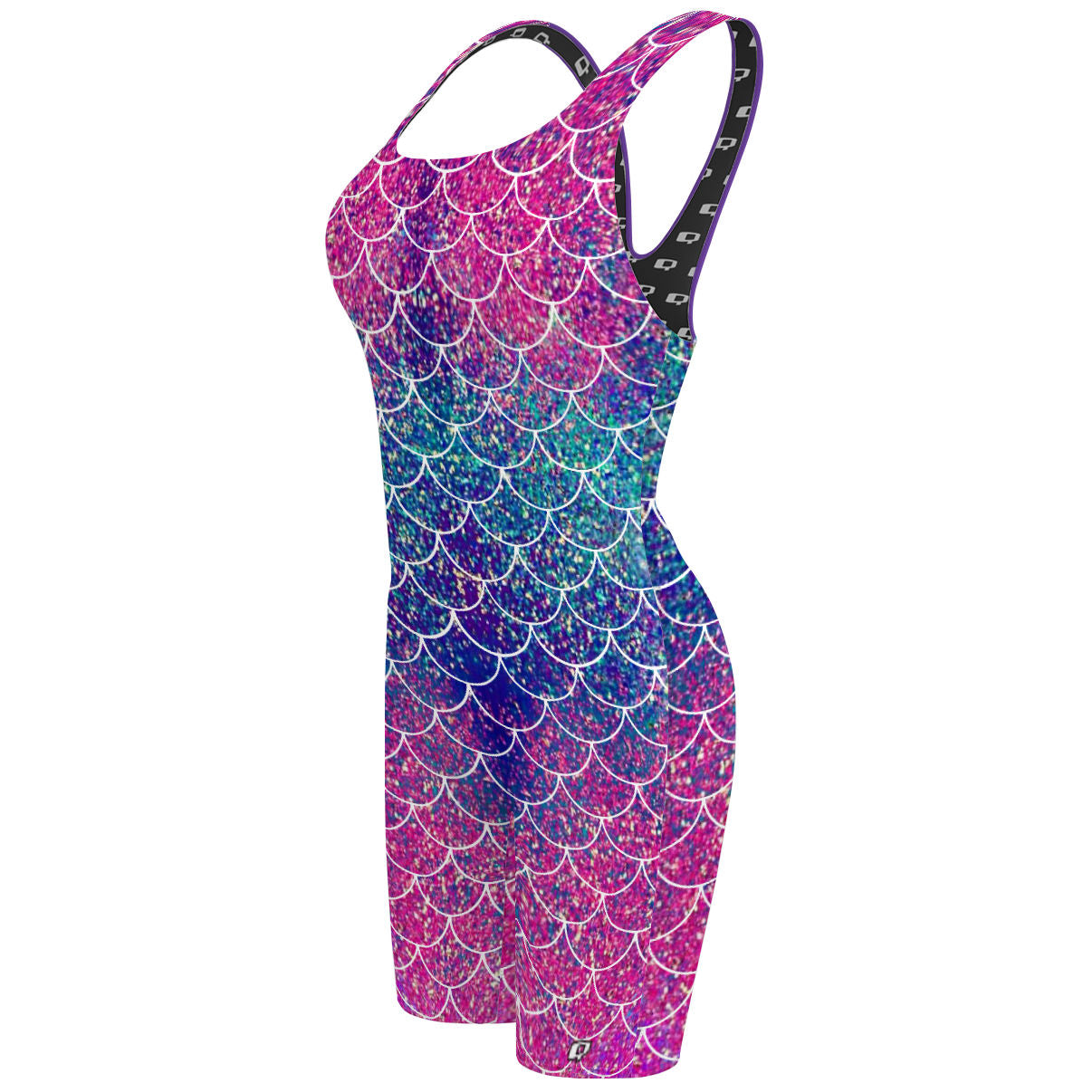 Mermaid Scales - Classic Strap Long Knee Women Jammer