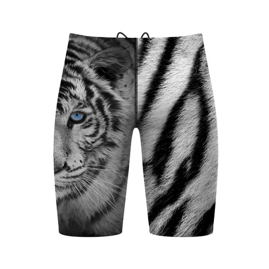 White Tiger Jammer Swimsuit - Jammer Swimsuit