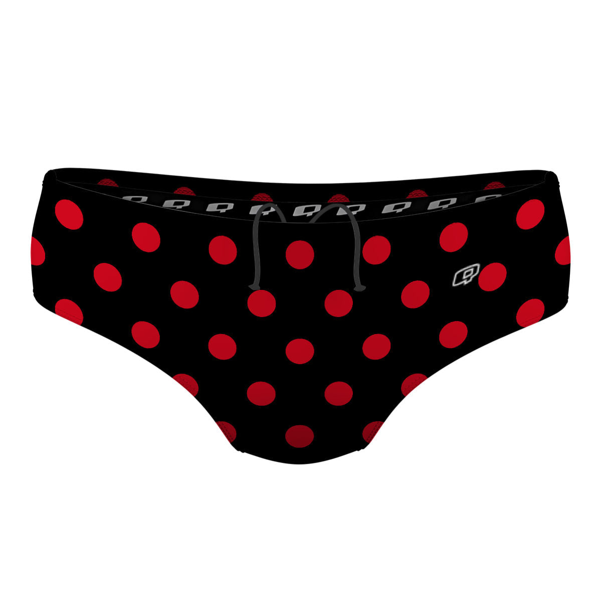 Red-Black Polka Dots - Classic Brief Swimsuit