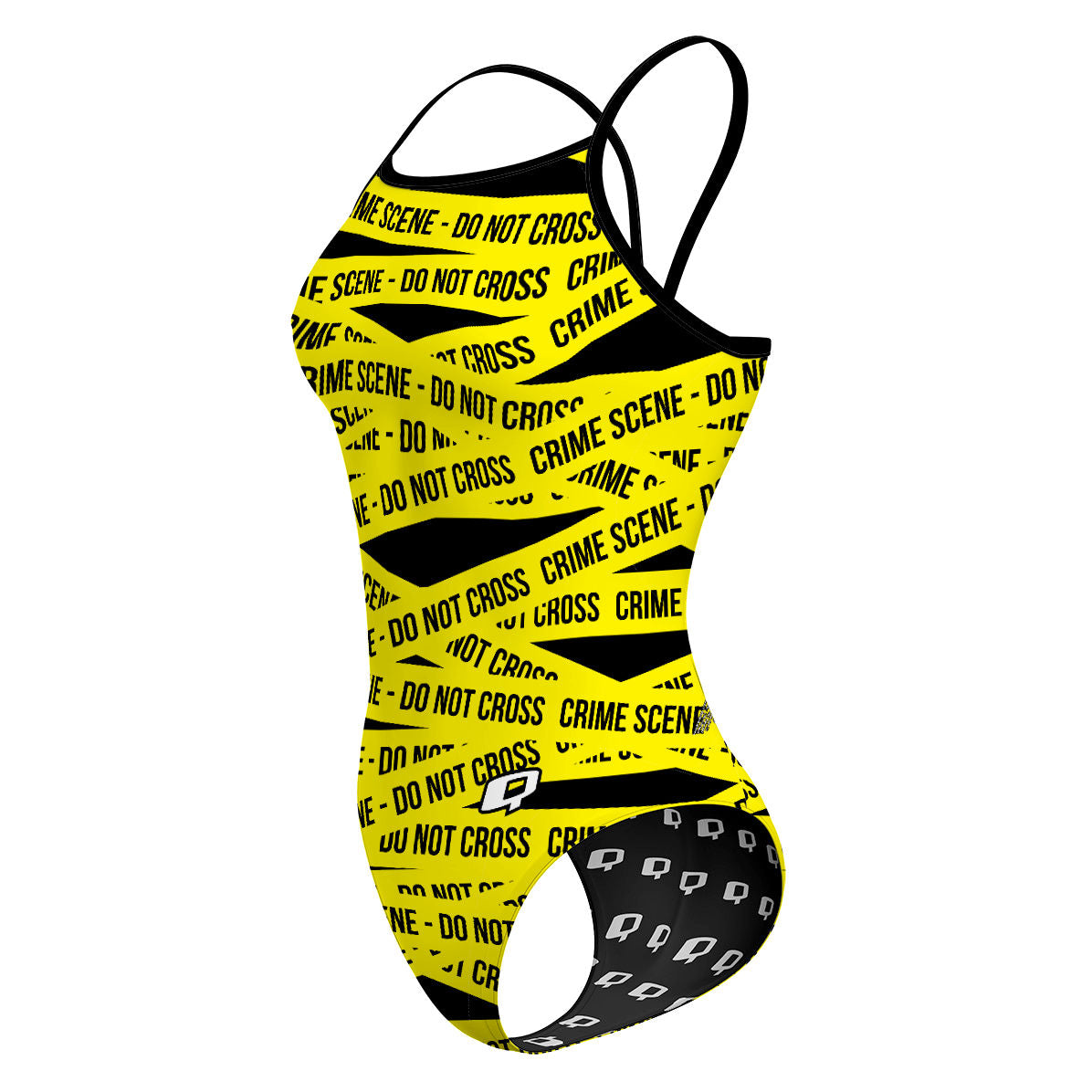 Do Not Cross - Sunback Tank Swimsuit