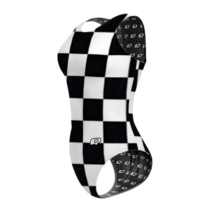 Skater Chic - Women's Waterpolo Swimsuit Classic Cut