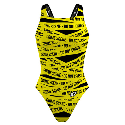 Do Not Cross - Classic Strap Swimsuit