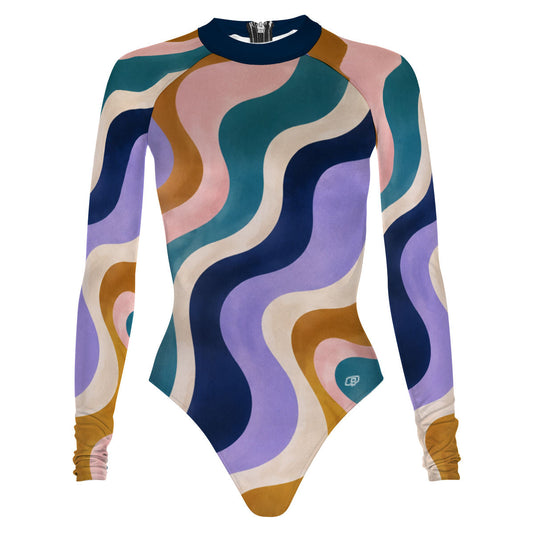 Retro Wave - Traje de Baño tipo Surf en Corte Clasico
