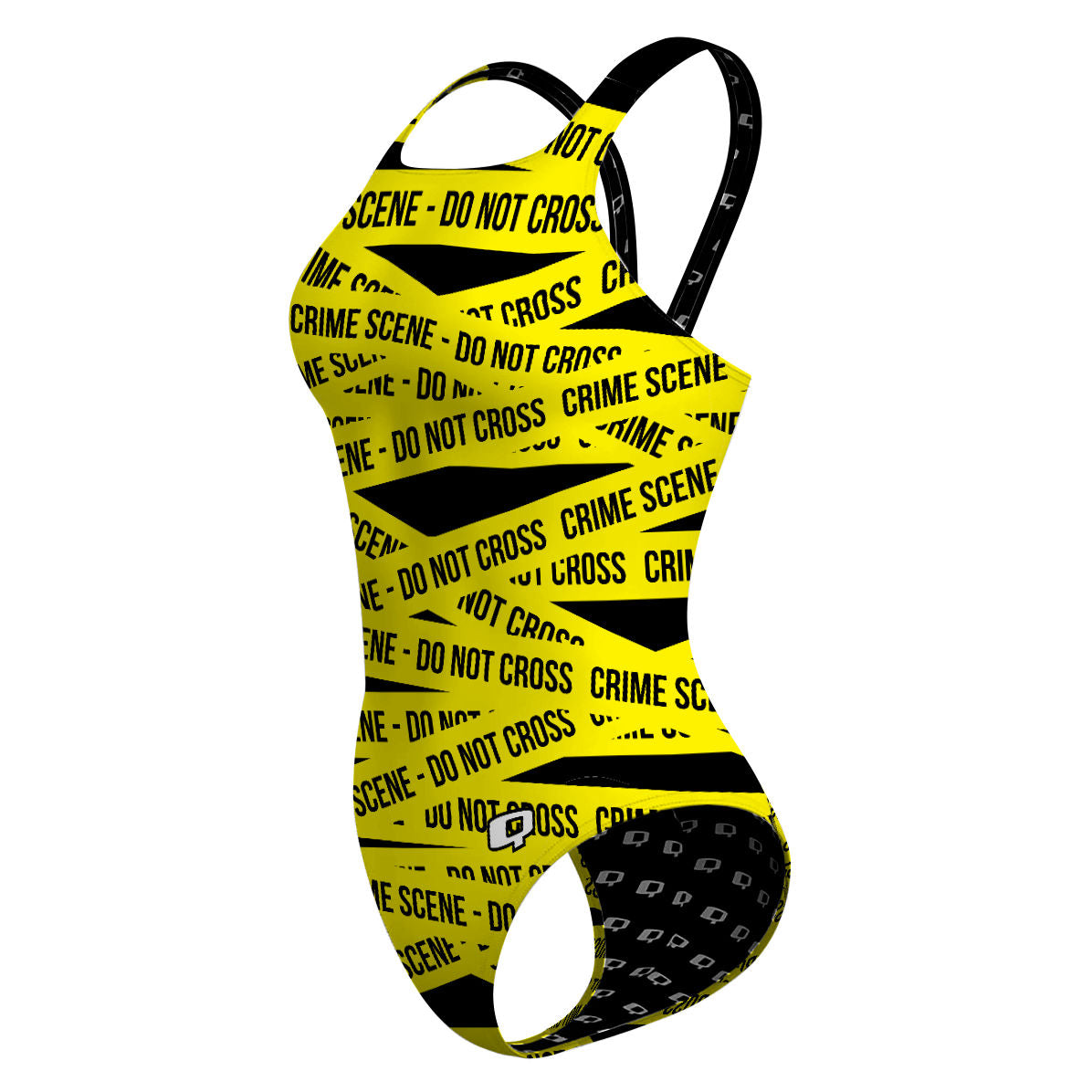 Do Not Cross - Classic Strap Swimsuit