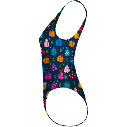 Groovy Gourds - High Hip One Piece Swimsuit