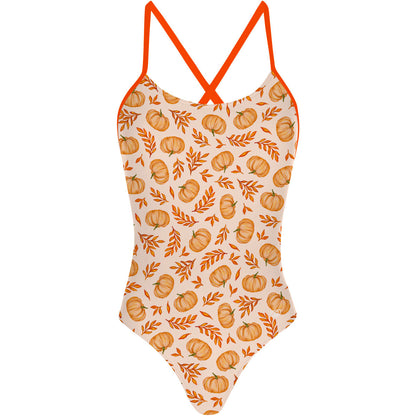 Harvest Glow - Tieback One Piece Swimsuit